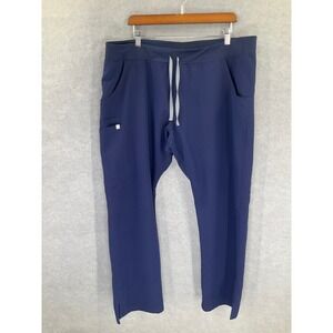 FIGS Technical Collection Kade‎ Scrub Pants Navy Blue Womens Sz XXL